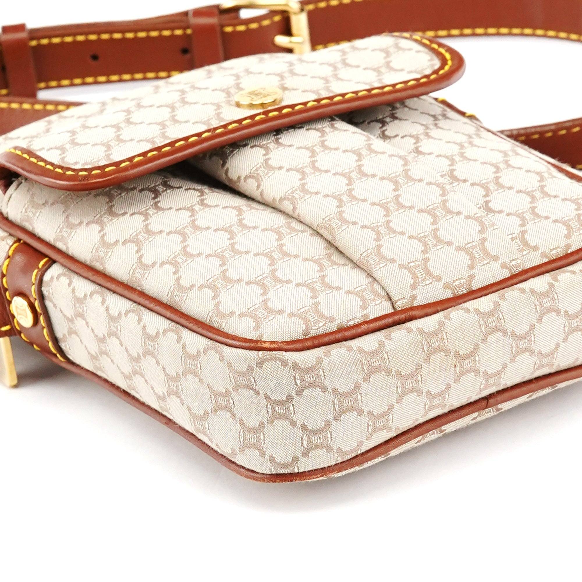 Beige Macadam Crossbody Bag