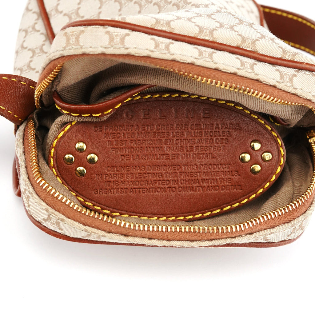 Beige Macadam Crossbody Bag