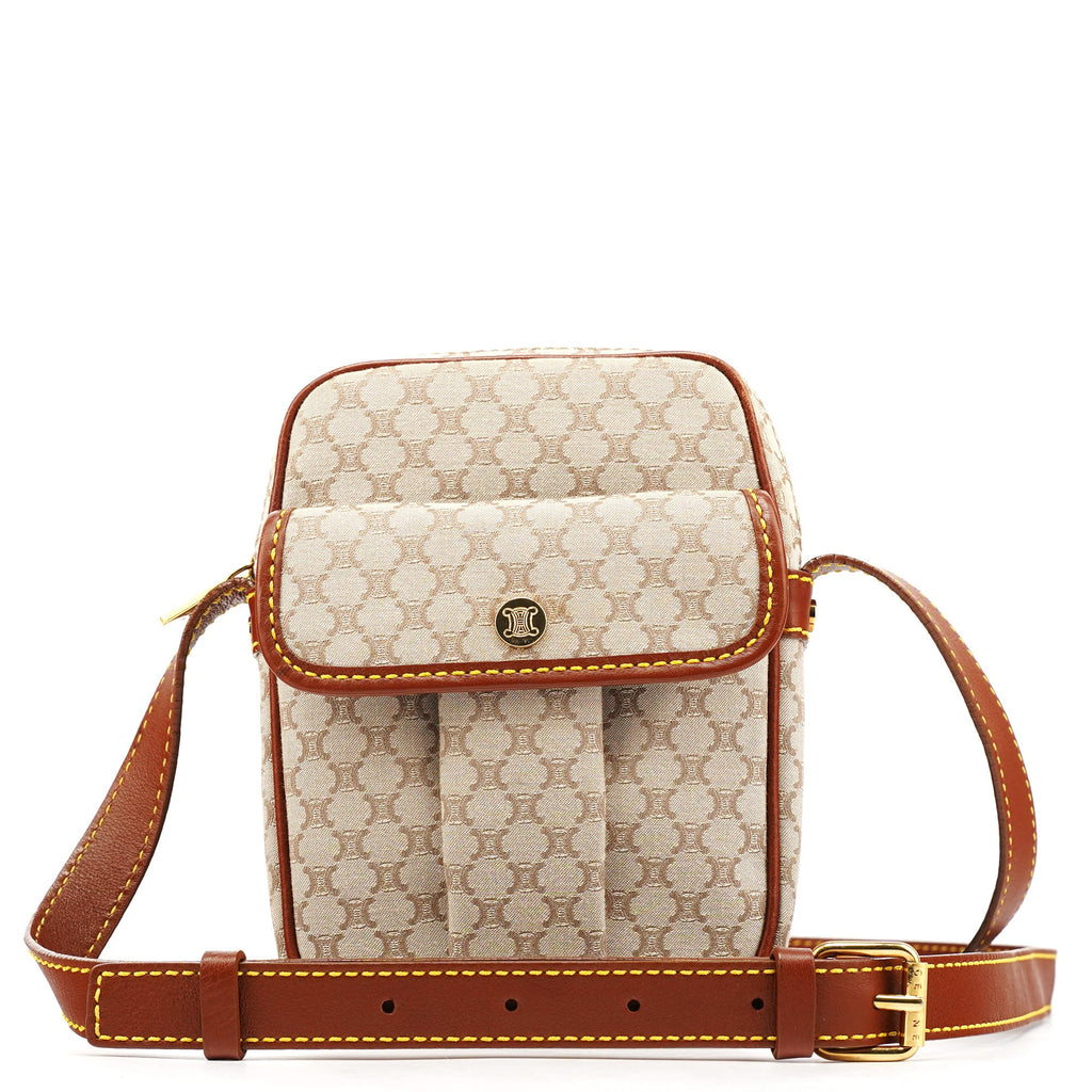 Beige Macadam Crossbody Bag