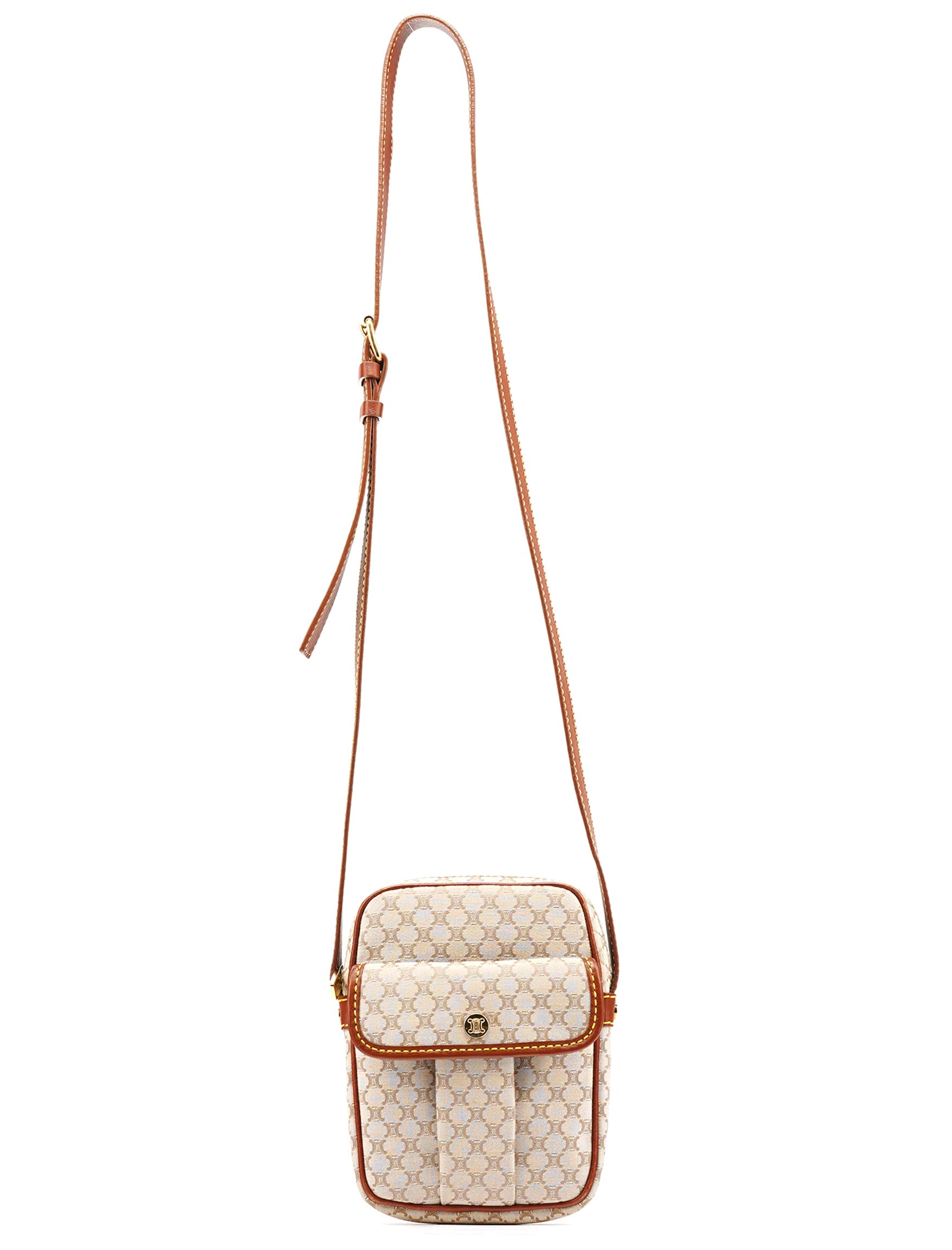 Beige Macadam Crossbody Bag