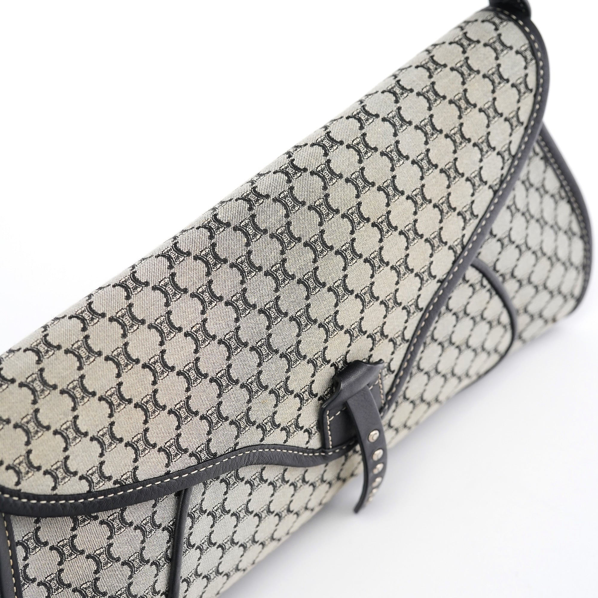 Beige Macadam Monogram Shoulder Bag
