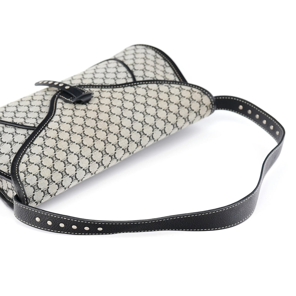 Beige Macadam Monogram Shoulder Bag