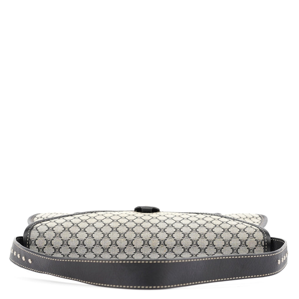 Beige Macadam Monogram Shoulder Bag