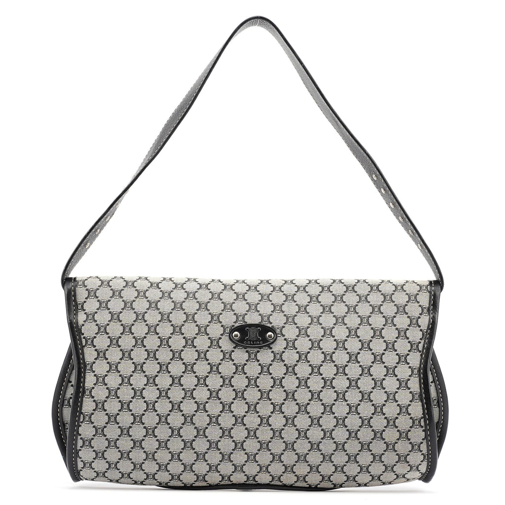 Beige Macadam Monogram Shoulder Bag