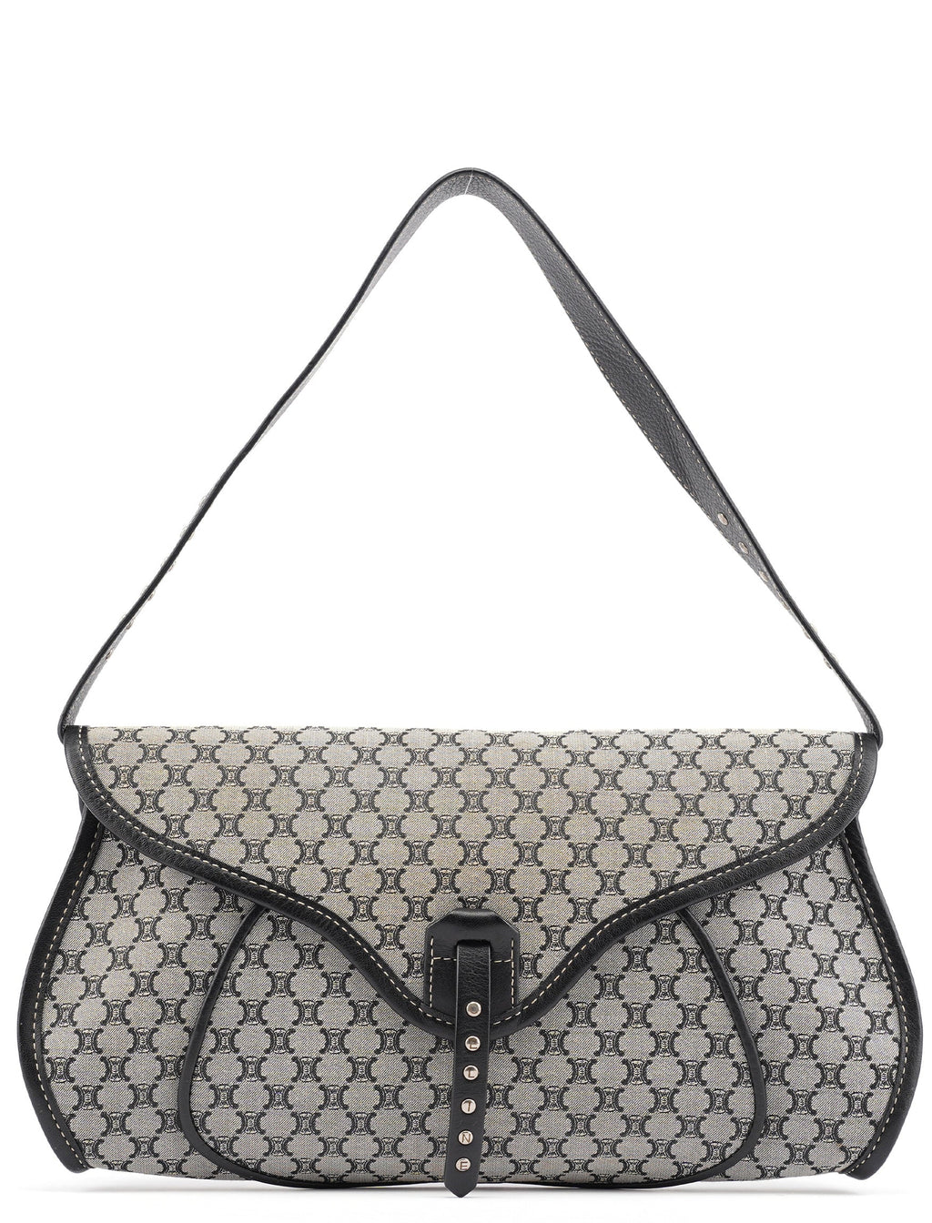 Beige Macadam Monogram Shoulder Bag