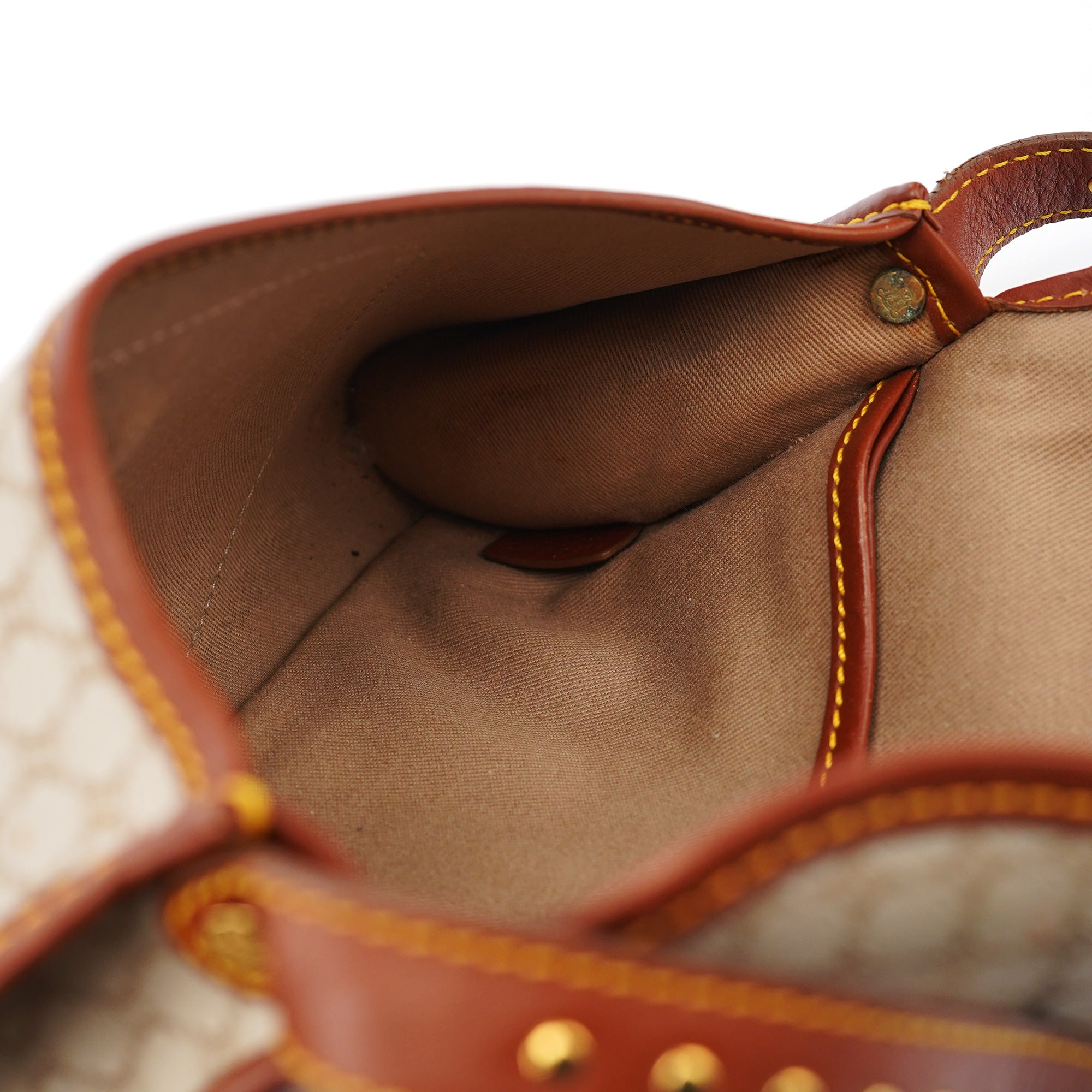 Beige Macadam Shoulder Bag