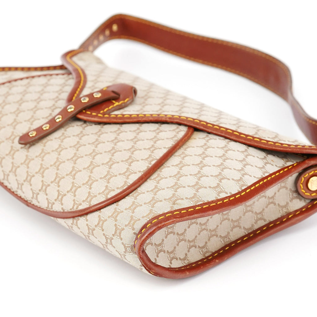 Beige Macadam Shoulder Bag