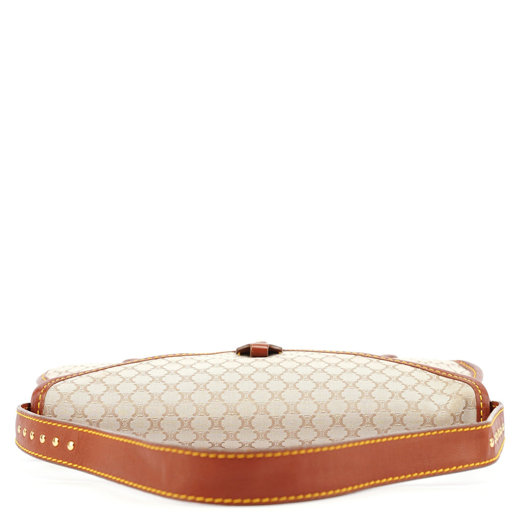 Beige Macadam Shoulder Bag