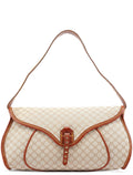 Beige Macadam Shoulder Bag