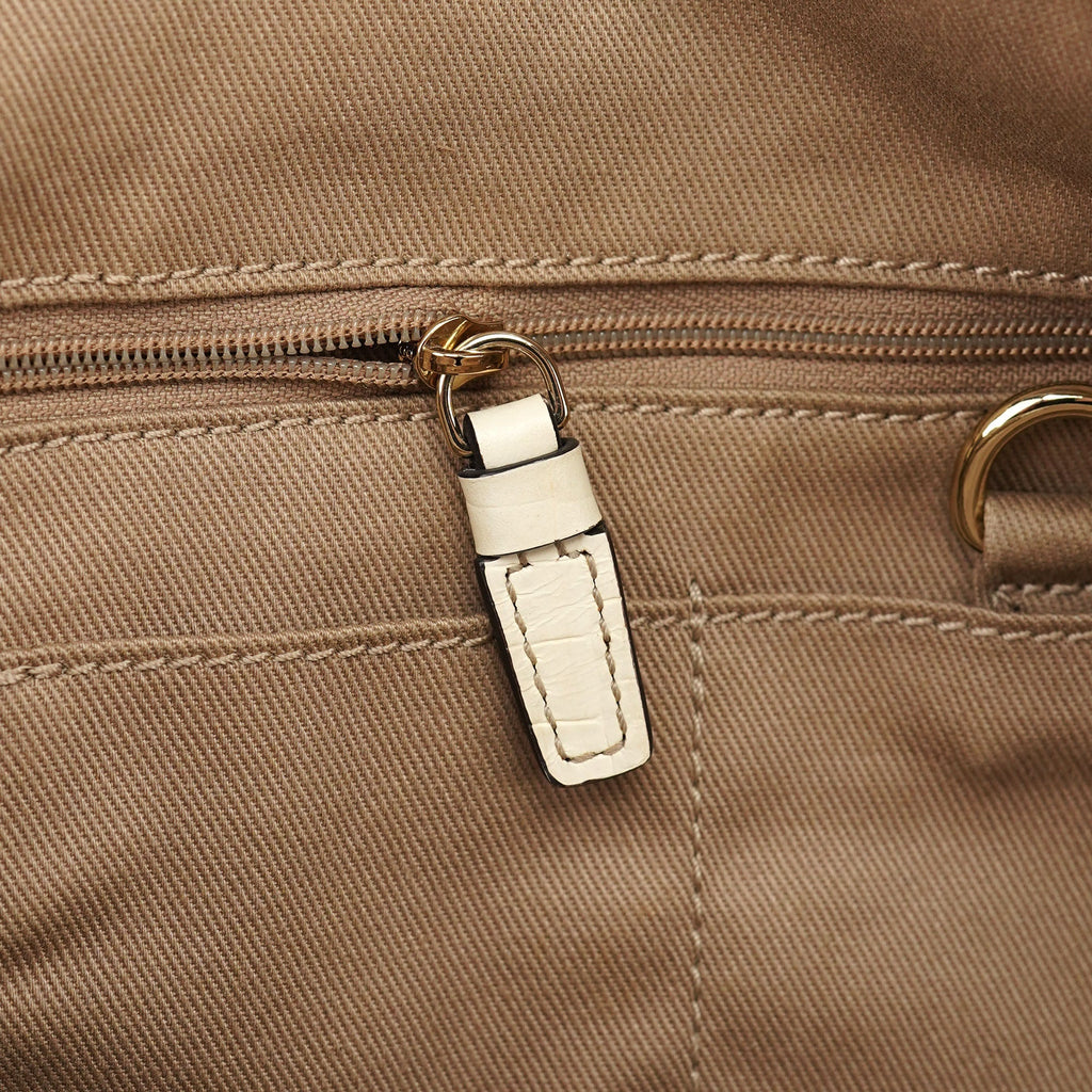 Beige Bittersweet Triomphe Hobo Bag