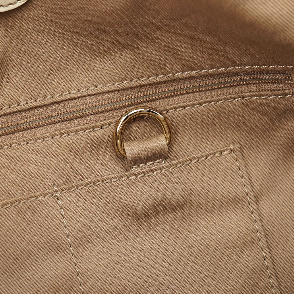Beige Bittersweet Triomphe Hobo Bag