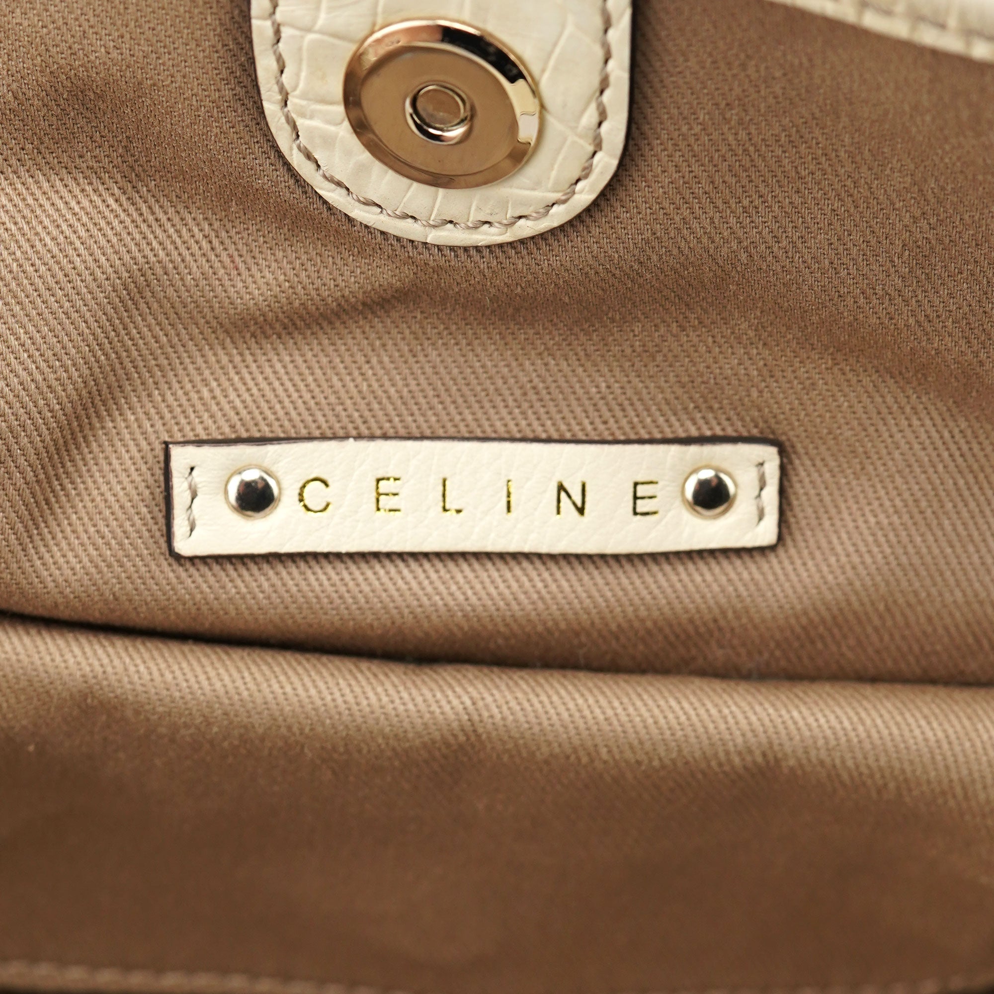 Beige Bittersweet Triomphe Hobo Bag
