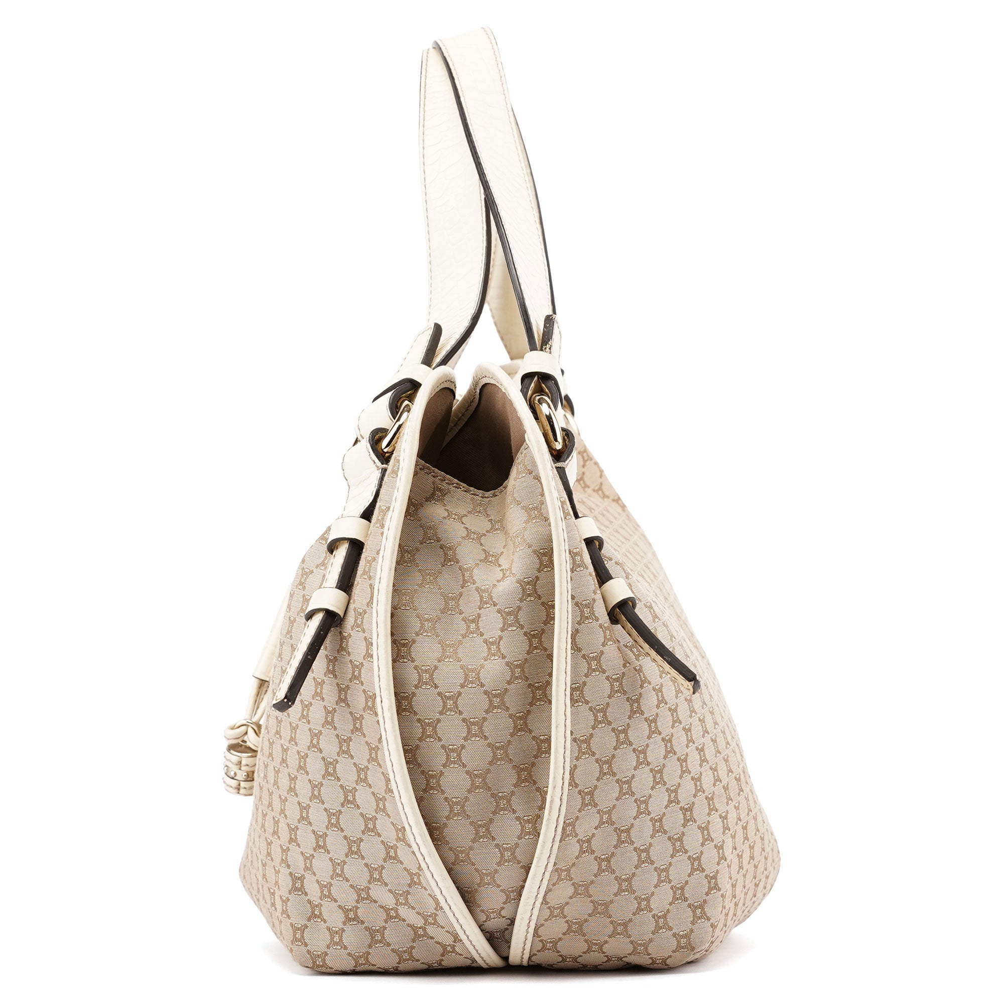 Beige Bittersweet Triomphe Hobo Bag