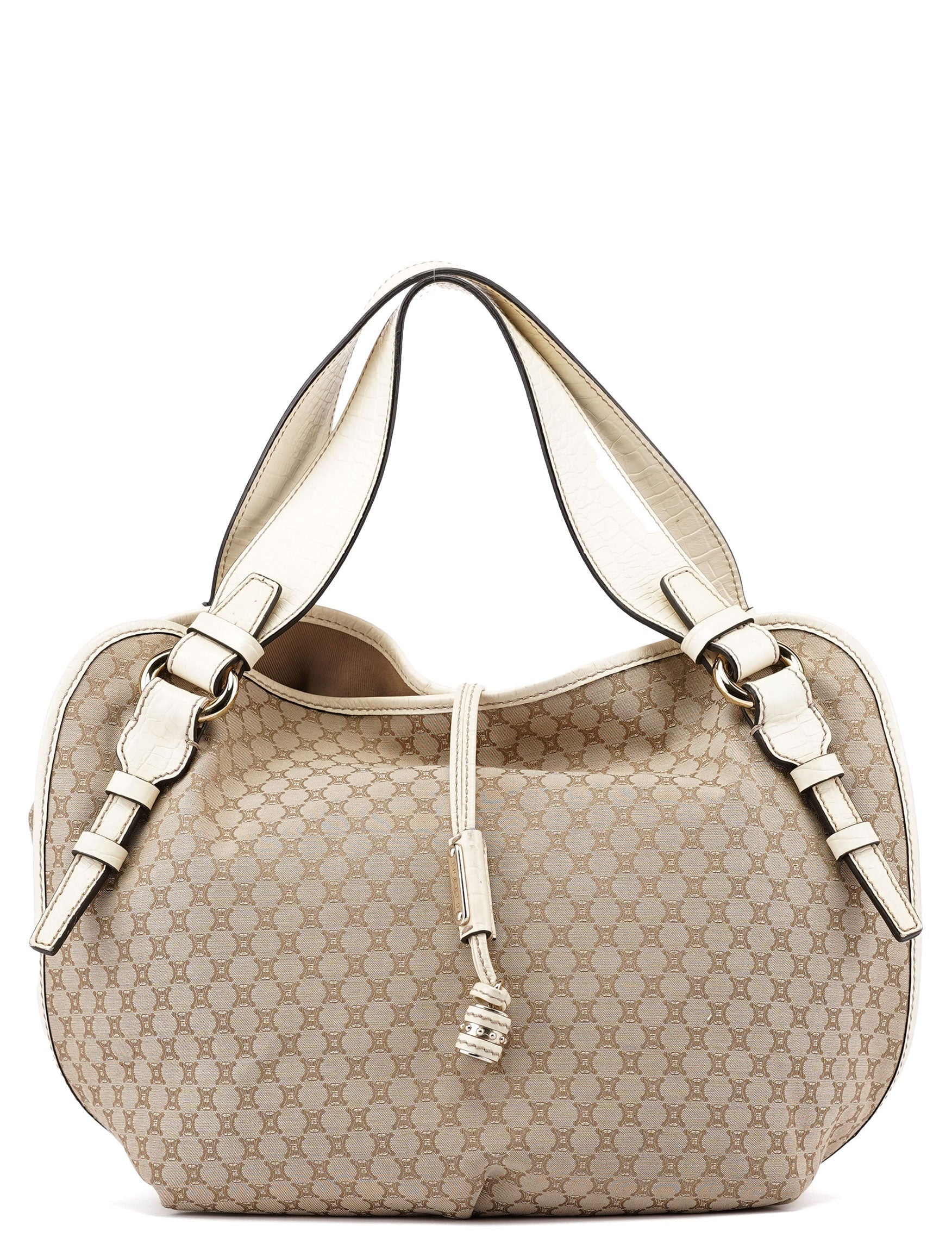 Beige Bittersweet Triomphe Hobo Bag