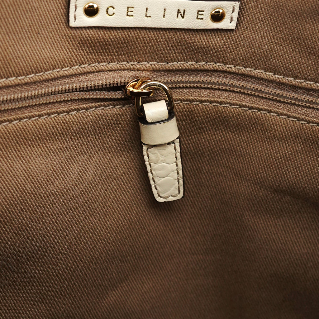 Beige Triomphe Monogram Tote Bag
