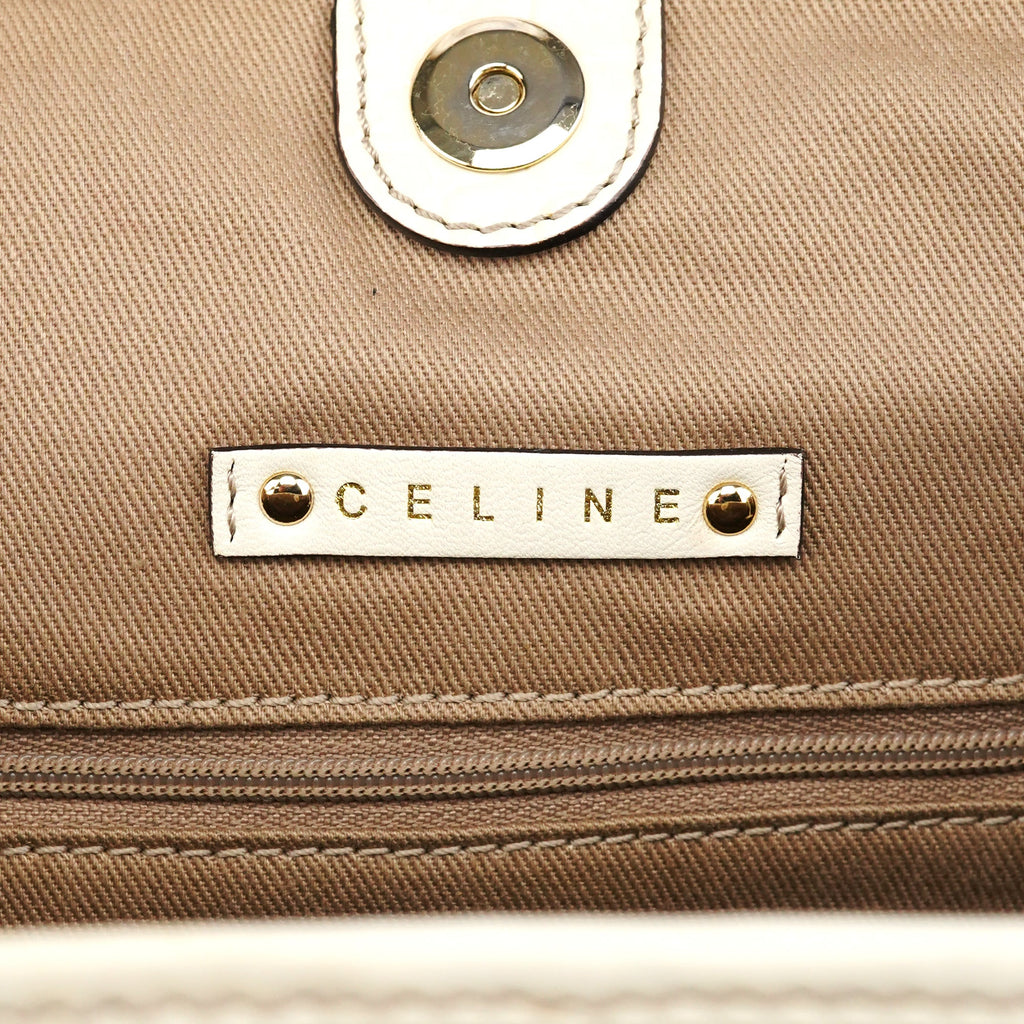 Beige Triomphe Monogram Tote Bag