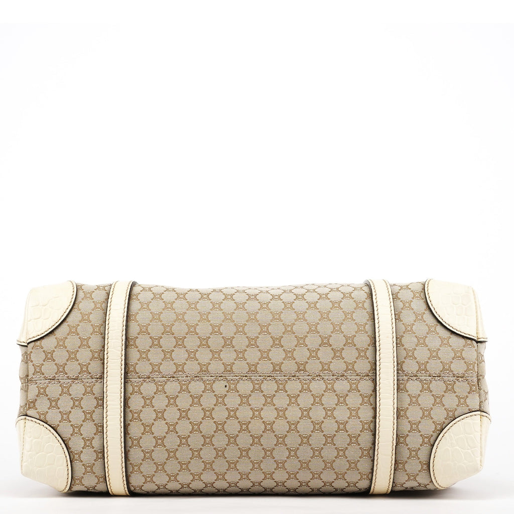 Beige Triomphe Monogram Tote Bag