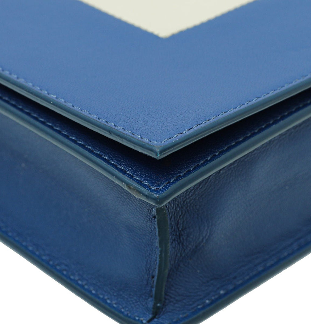 Celine Bicolor Frame Wallet on Chain
