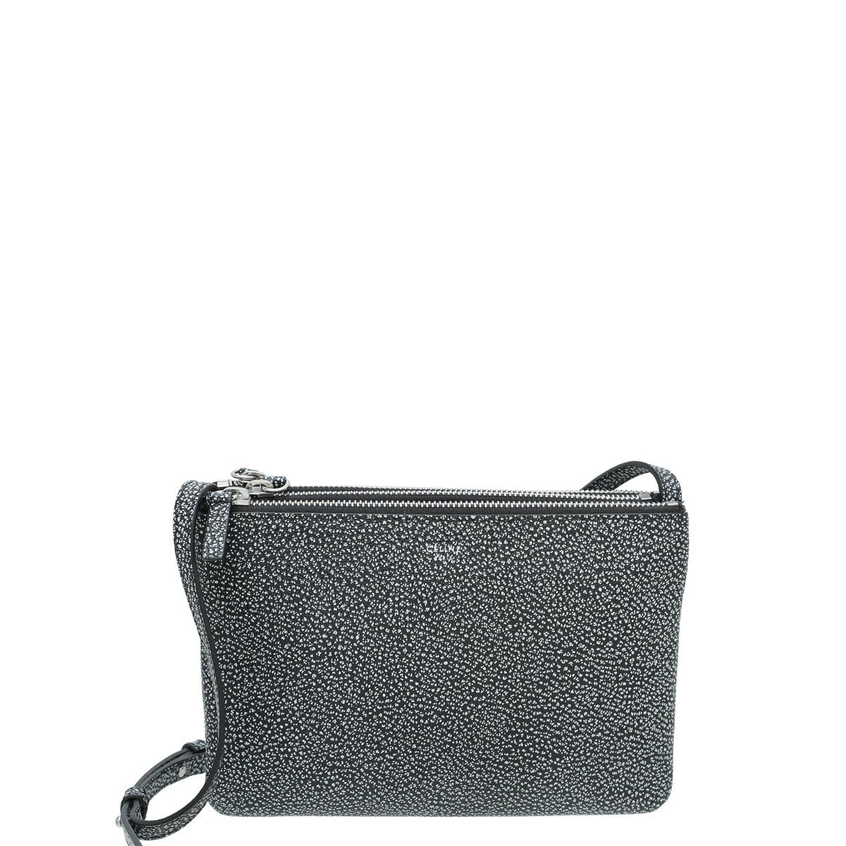 Celine Bicolor Trio Small Shoulder Bag