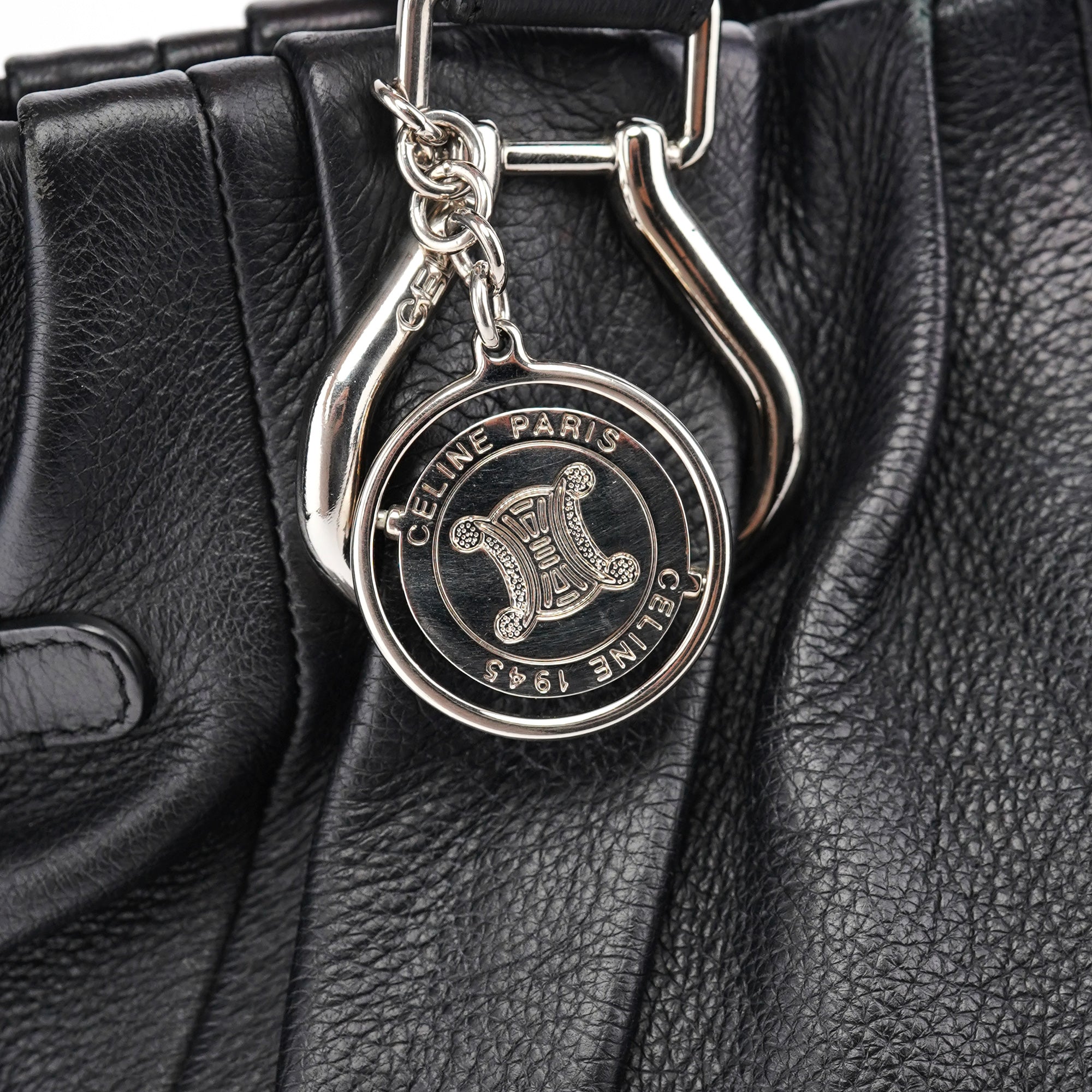 Black Calfskin 2-Way Tote Bag