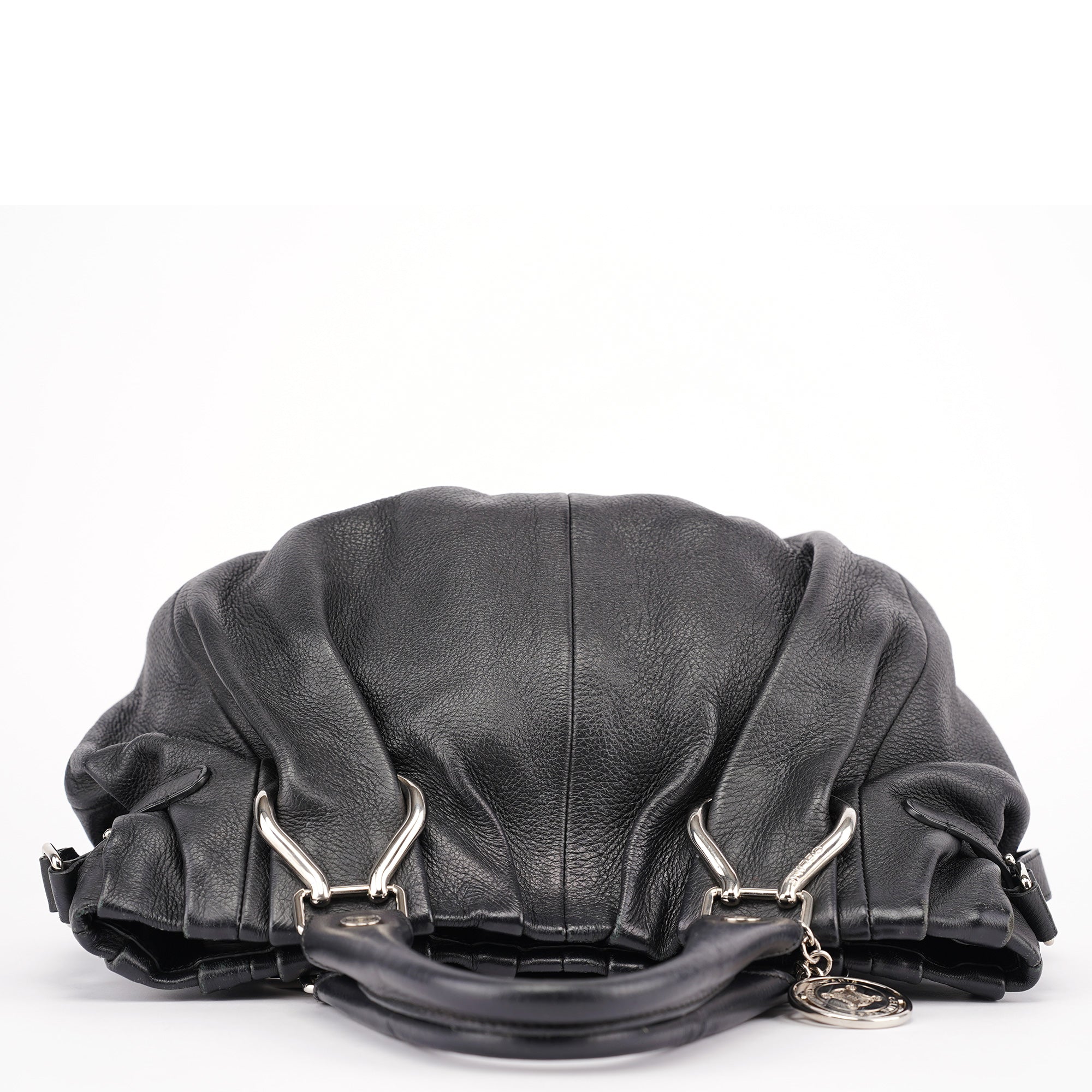 Black Calfskin 2-Way Tote Bag