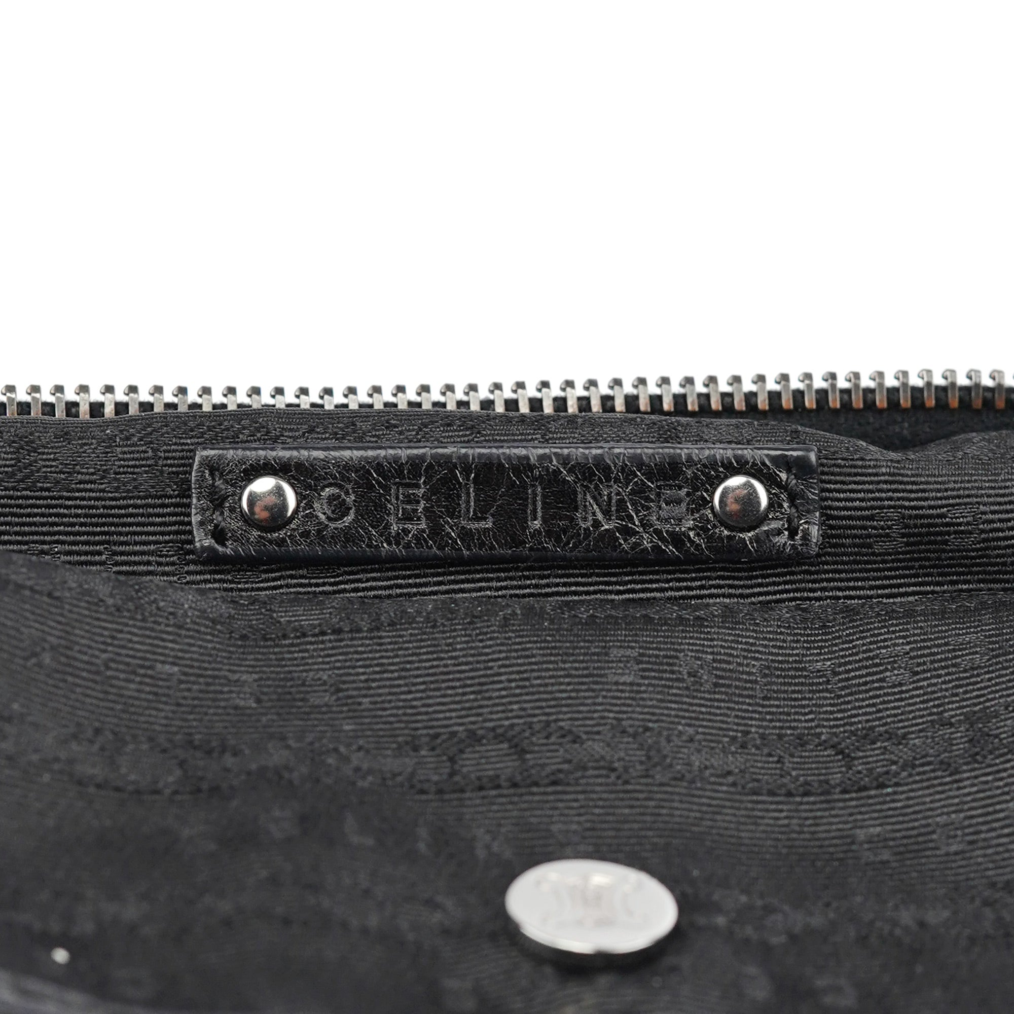 Black Crackled Leather Bittersweet Bag