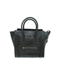 Celine Black Crocodile & Calf Micro Luggage Bag