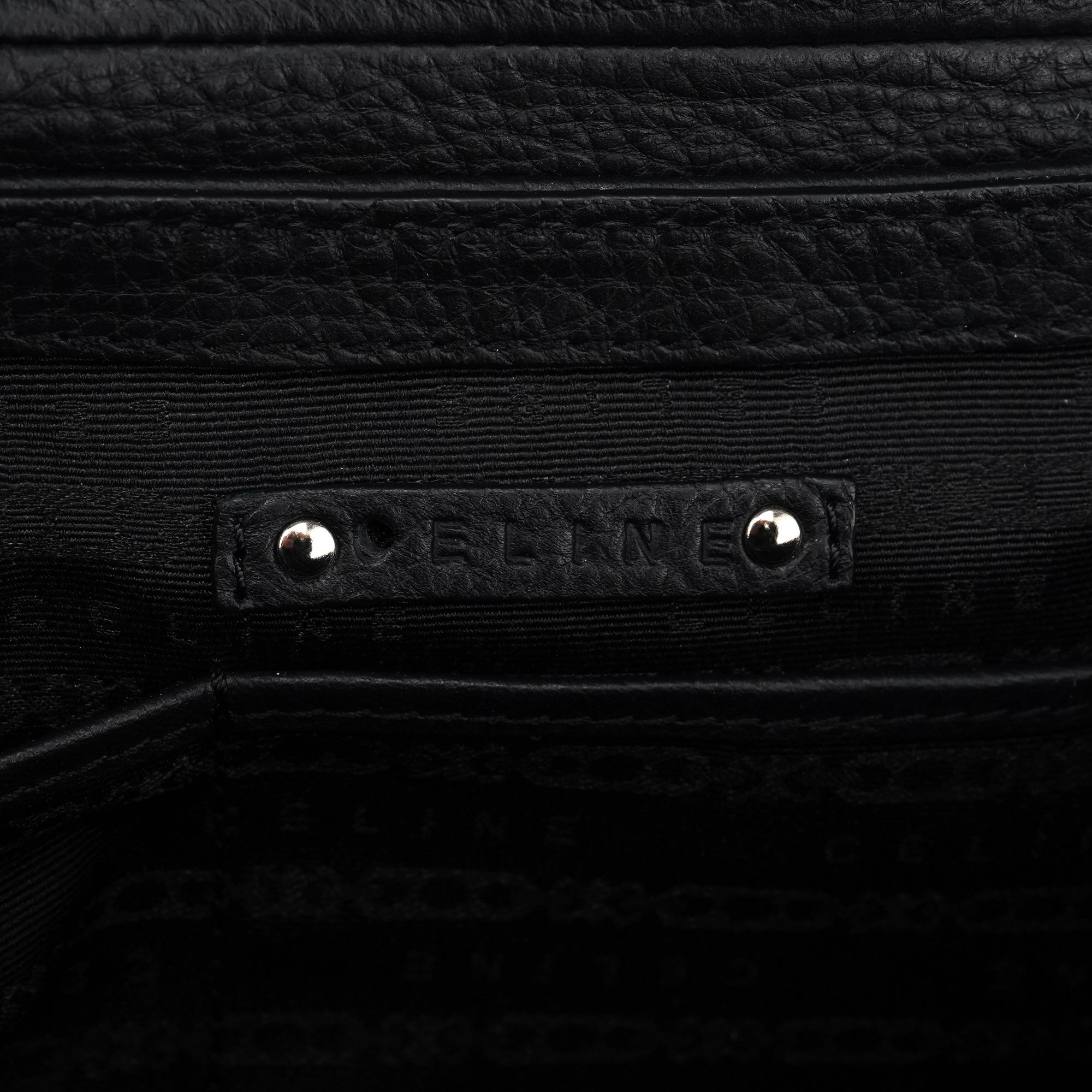 Black Leather Belt Tote Bag
