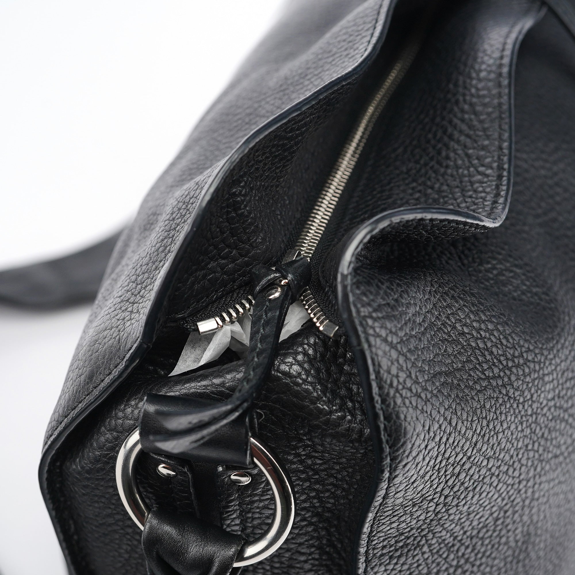 Black Leather Bittersweet Crossbody Bag