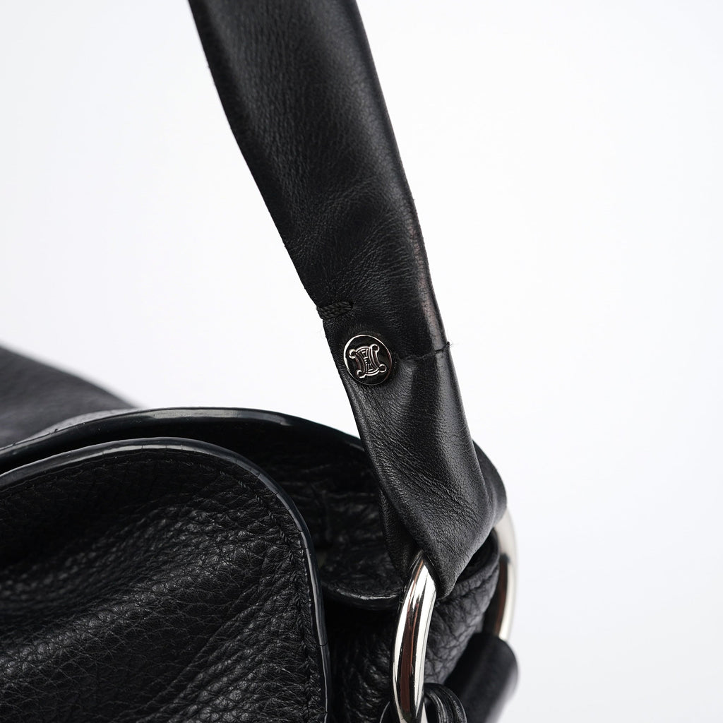 Black Leather Bittersweet Crossbody Bag