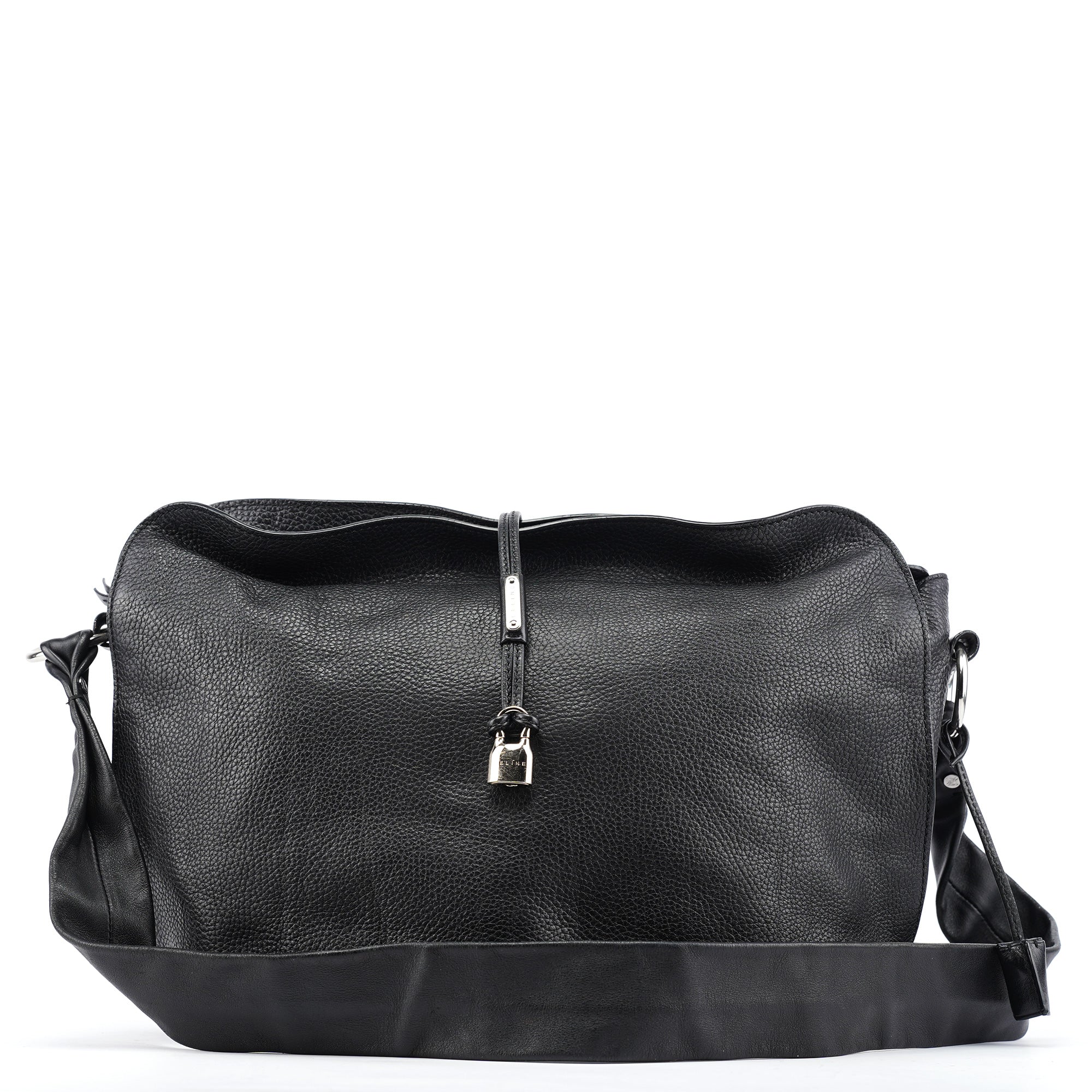 Black Leather Bittersweet Crossbody Bag