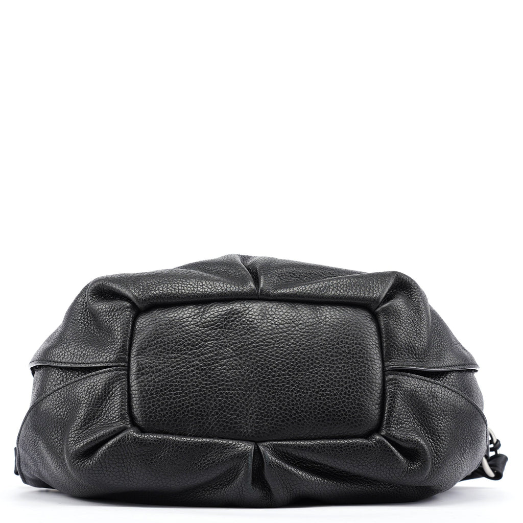 Black Leather Bittersweet Crossbody Bag