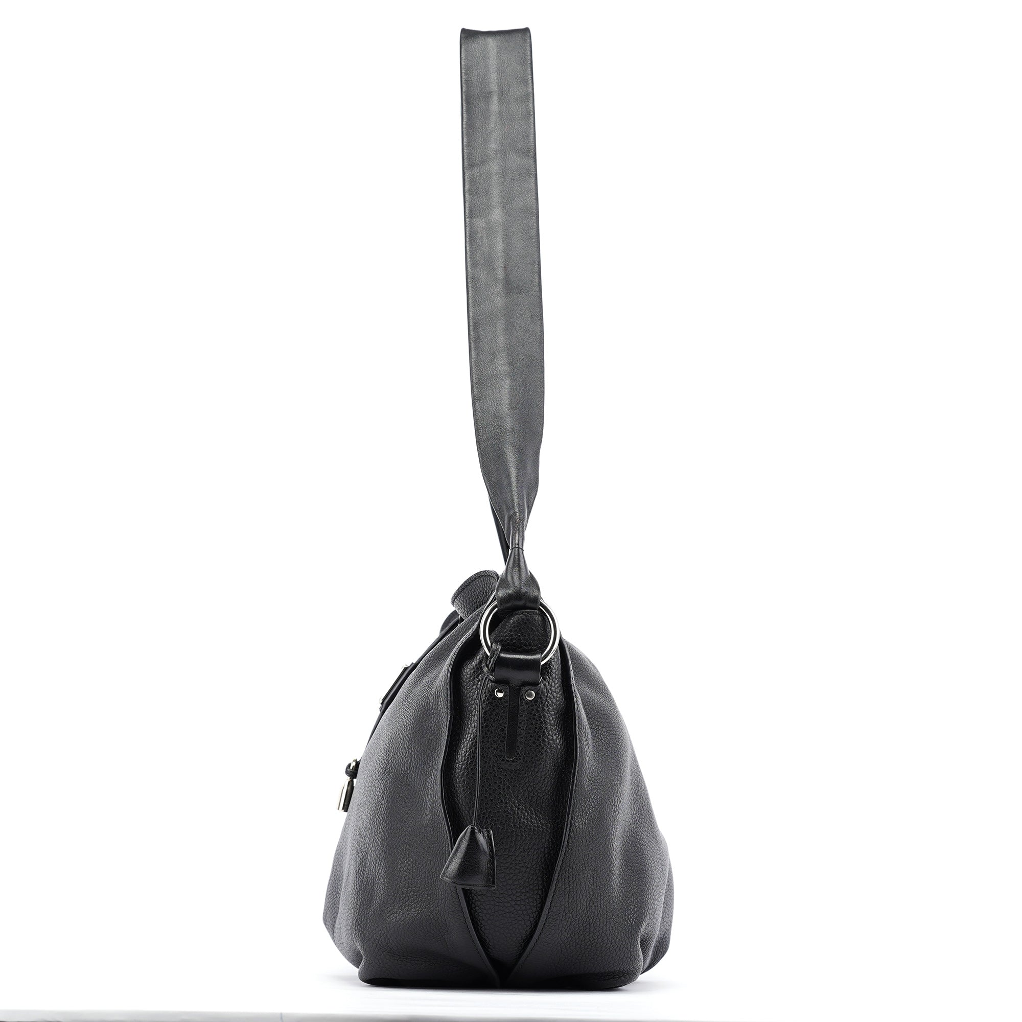 Black Leather Bittersweet Crossbody Bag