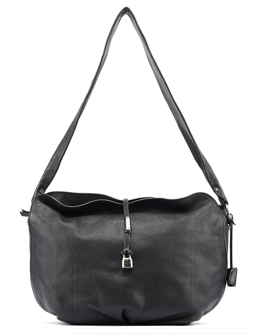 Black Leather Bittersweet Crossbody Bag