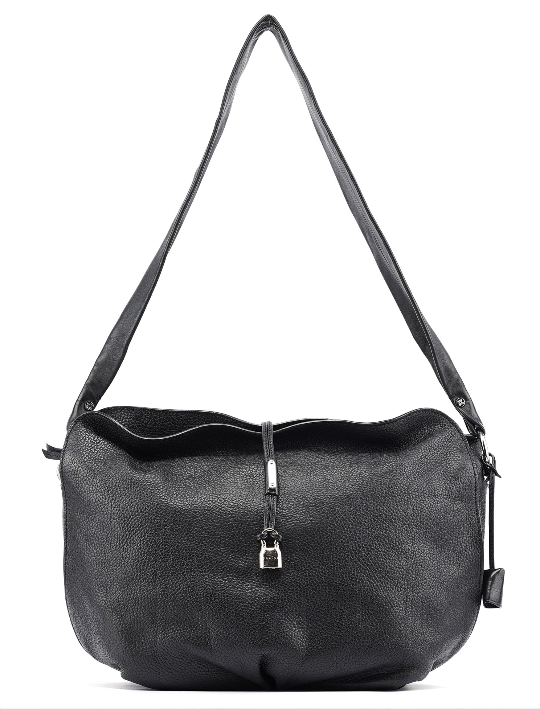 Black Leather Bittersweet Crossbody Bag