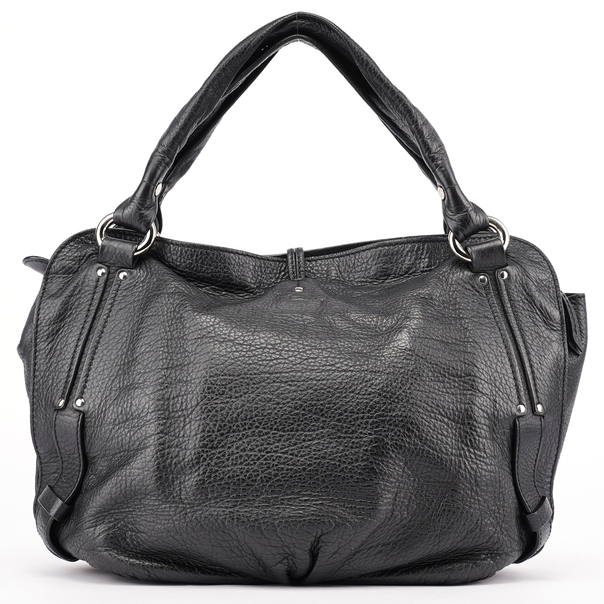 Black Leather Bittersweet Shoulder Bag