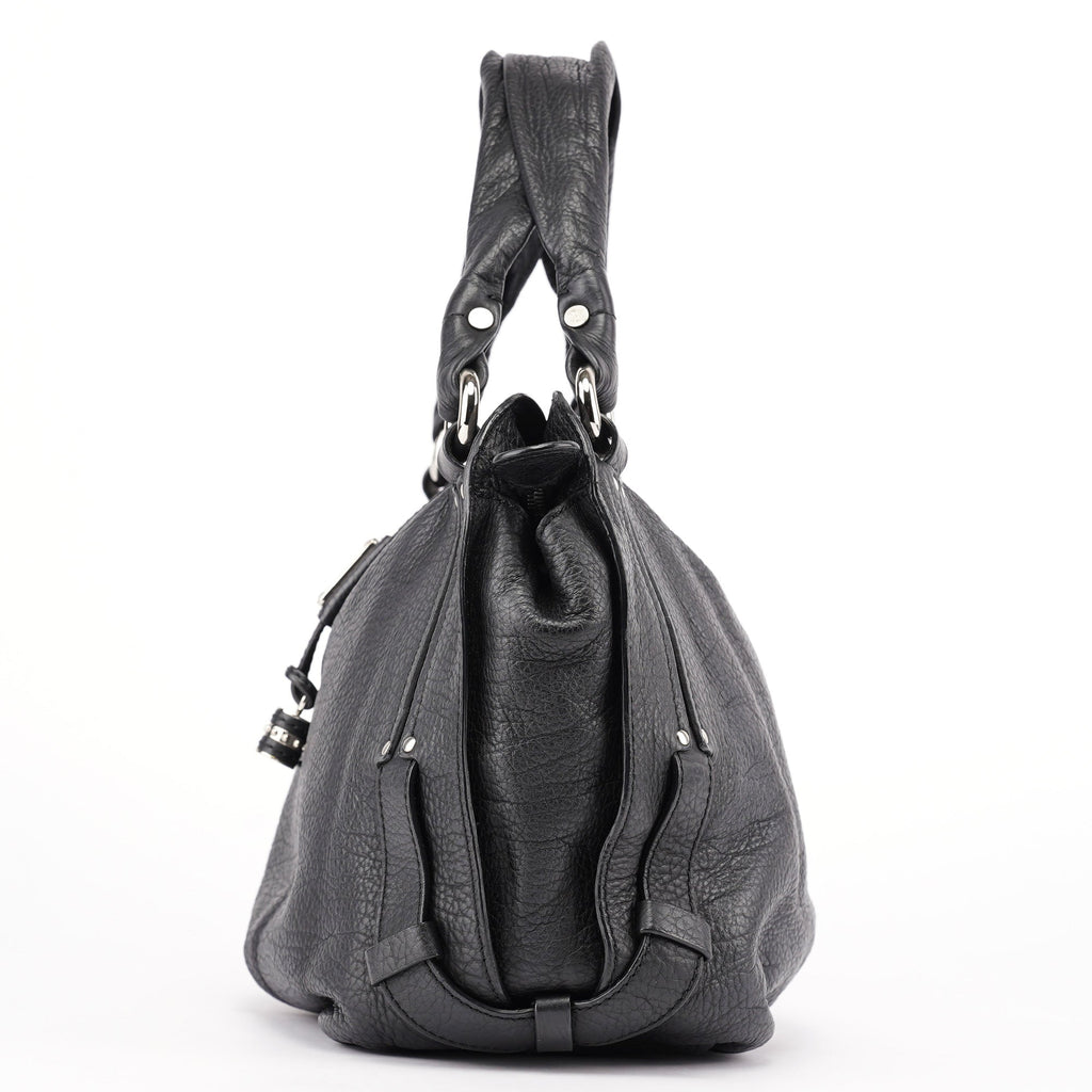 Black Leather Bittersweet Shoulder Bag