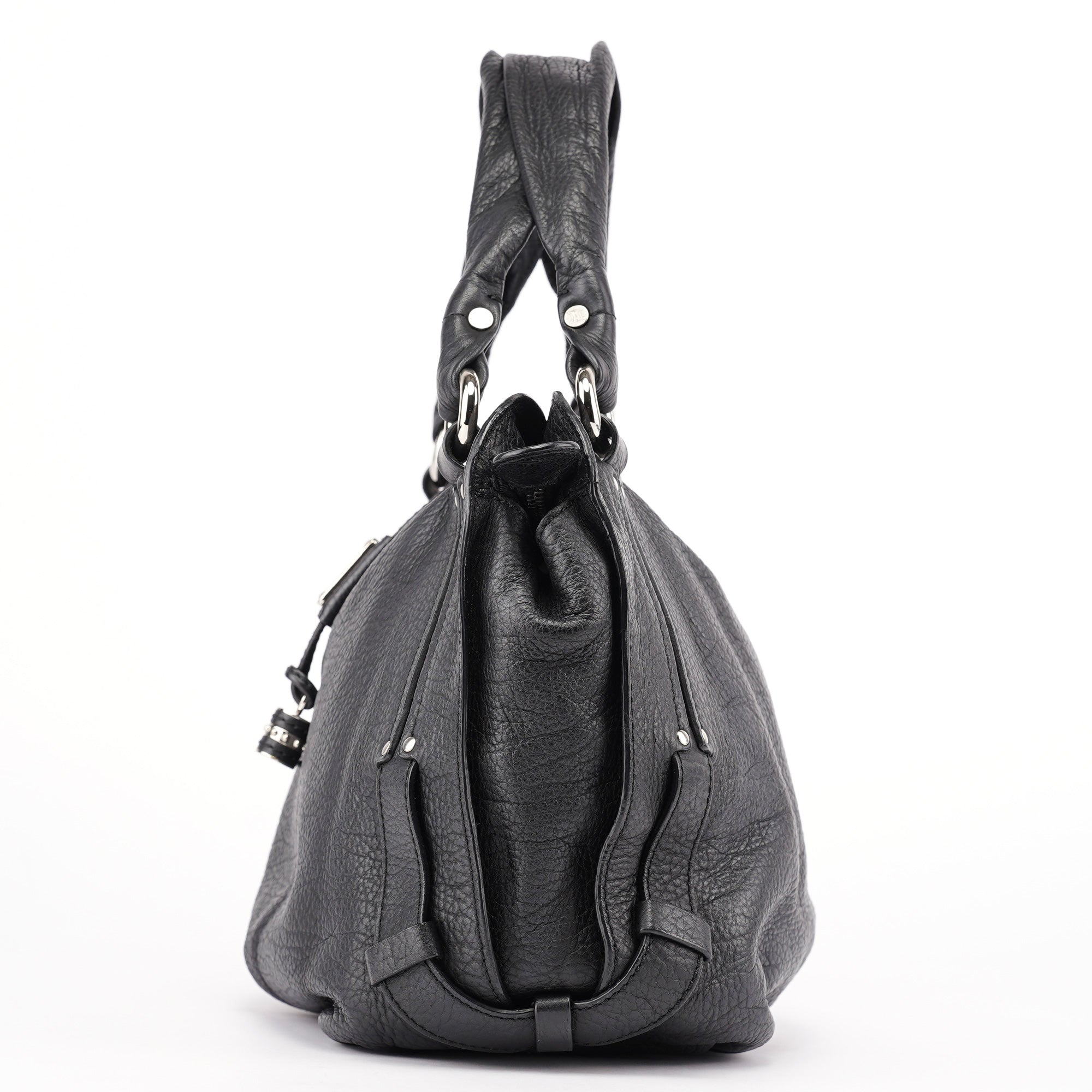 Black Leather Bittersweet Shoulder Bag