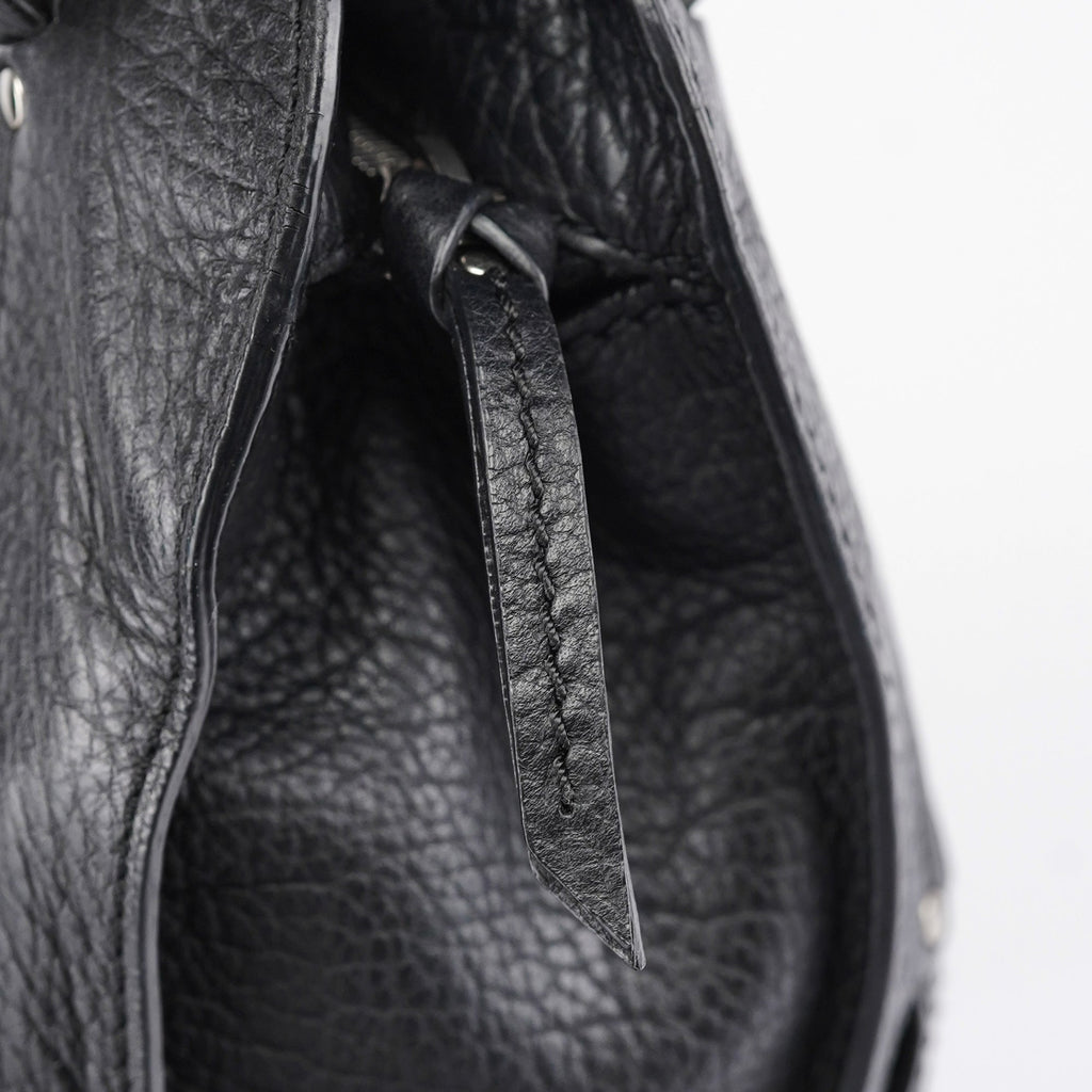 Black Leather Bittersweet Shoulder Bag