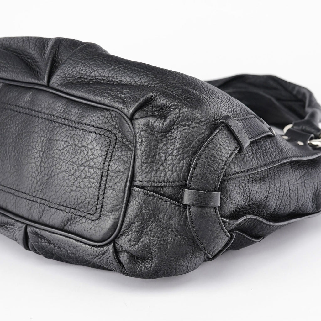 Black Leather Bittersweet Shoulder Bag
