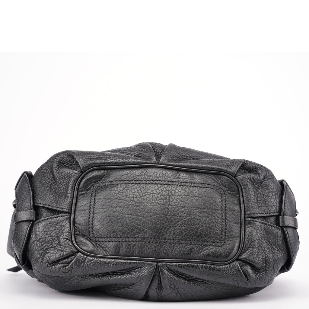 Black Leather Bittersweet Shoulder Bag