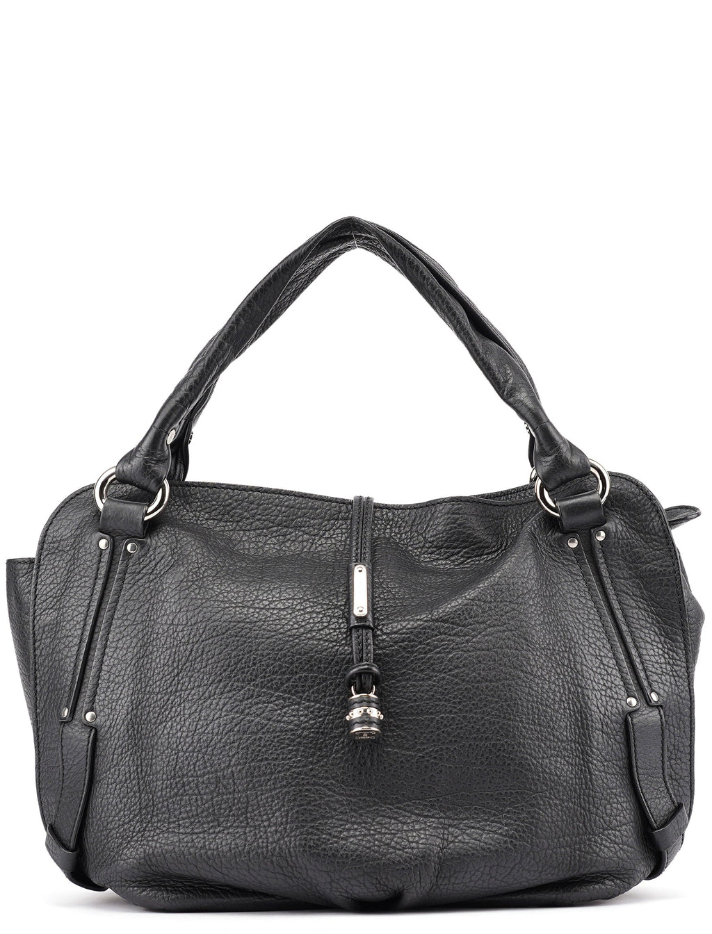 Black Leather Bittersweet Shoulder Bag