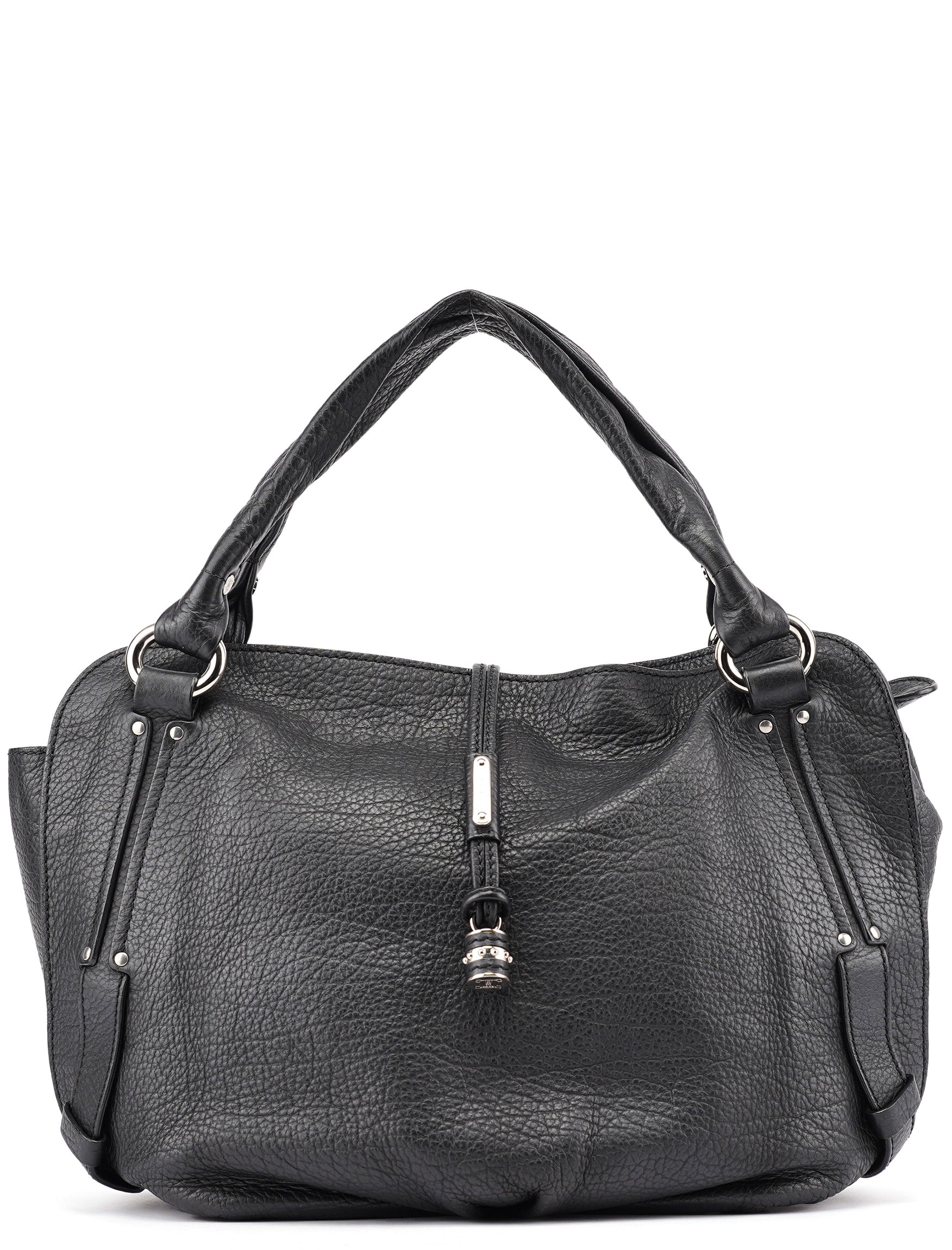 Black Leather Bittersweet Shoulder Bag