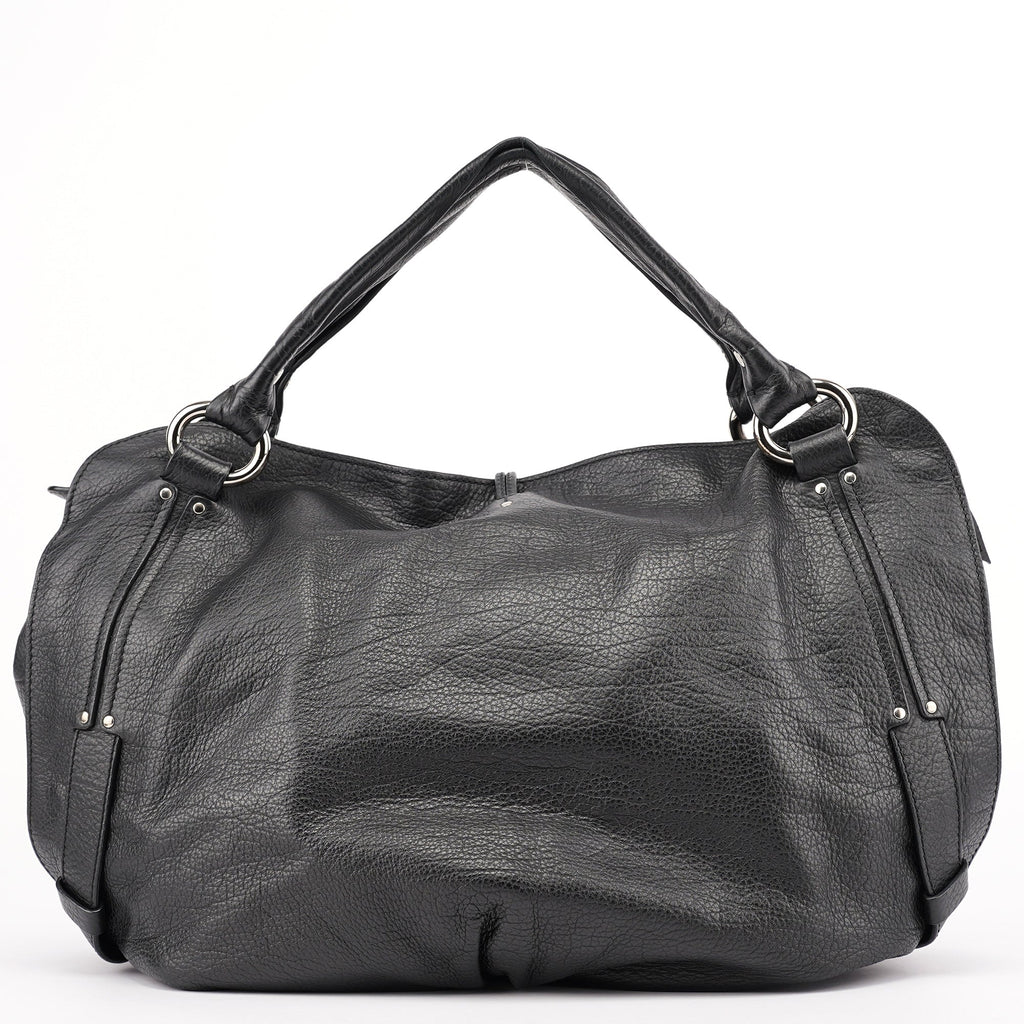 Black Leather Bittersweet Shoulder Bag