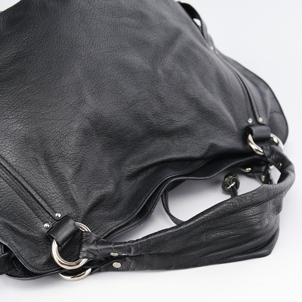Black Leather Bittersweet Shoulder Bag
