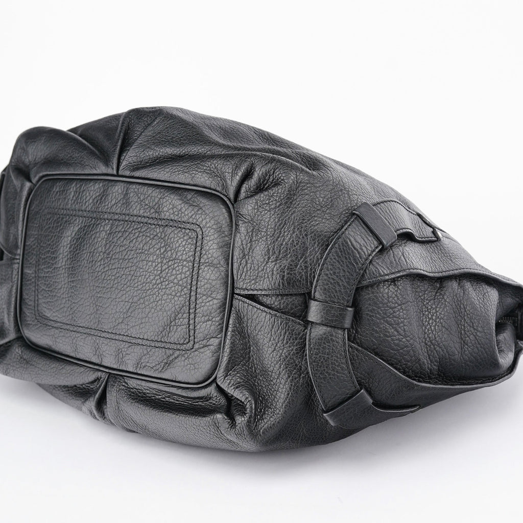 Black Leather Bittersweet Shoulder Bag