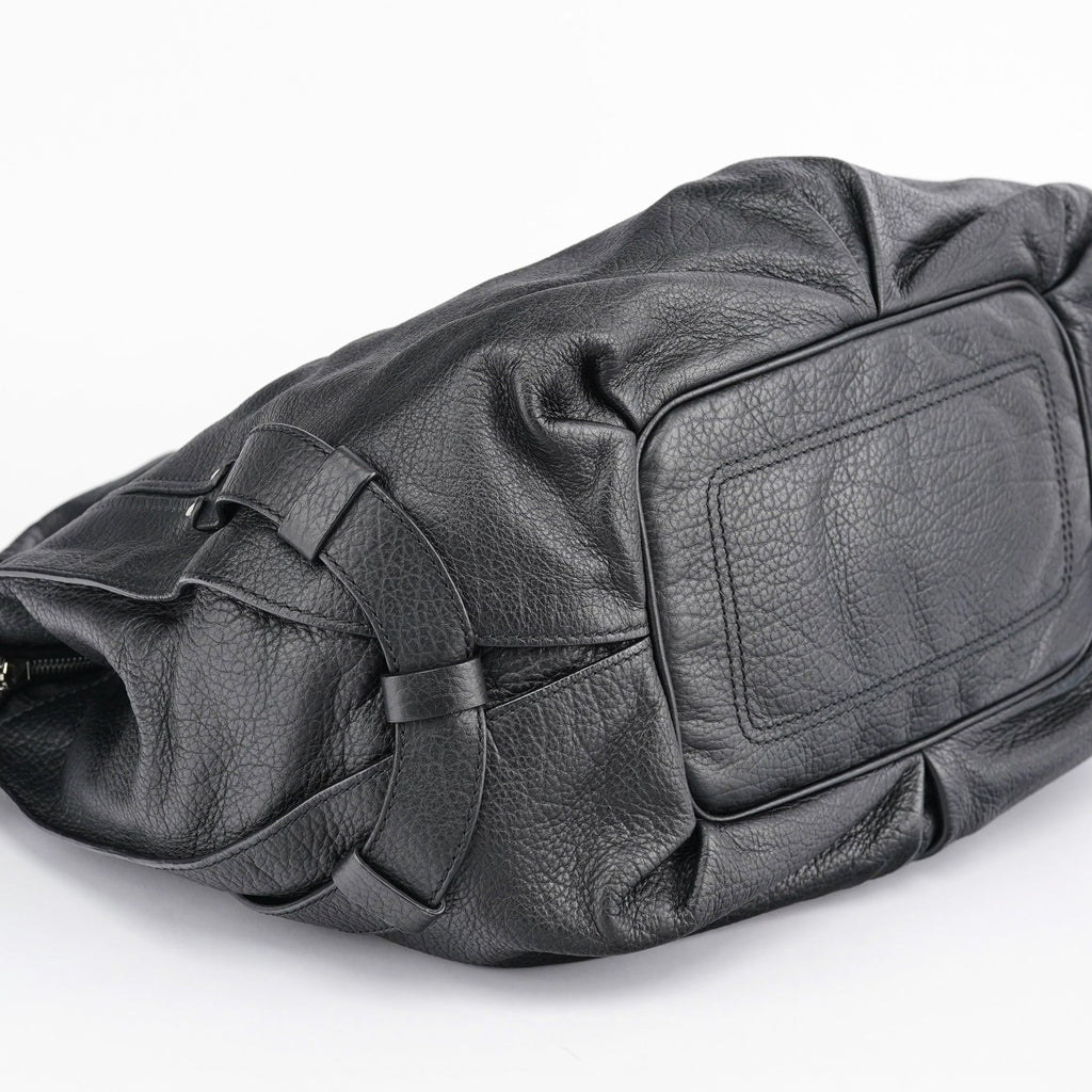 Black Leather Bittersweet Shoulder Bag