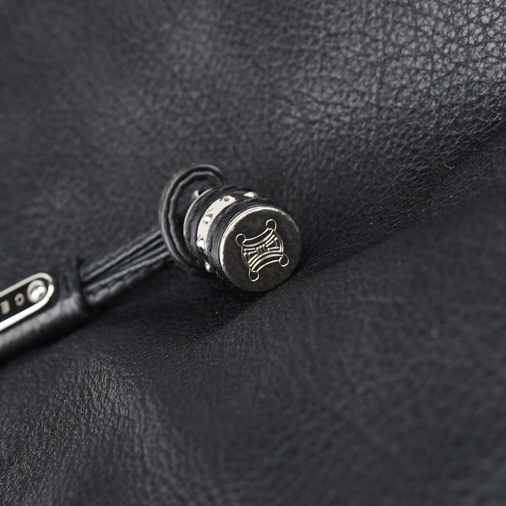 Black Leather Bittersweet Shoulder Bag