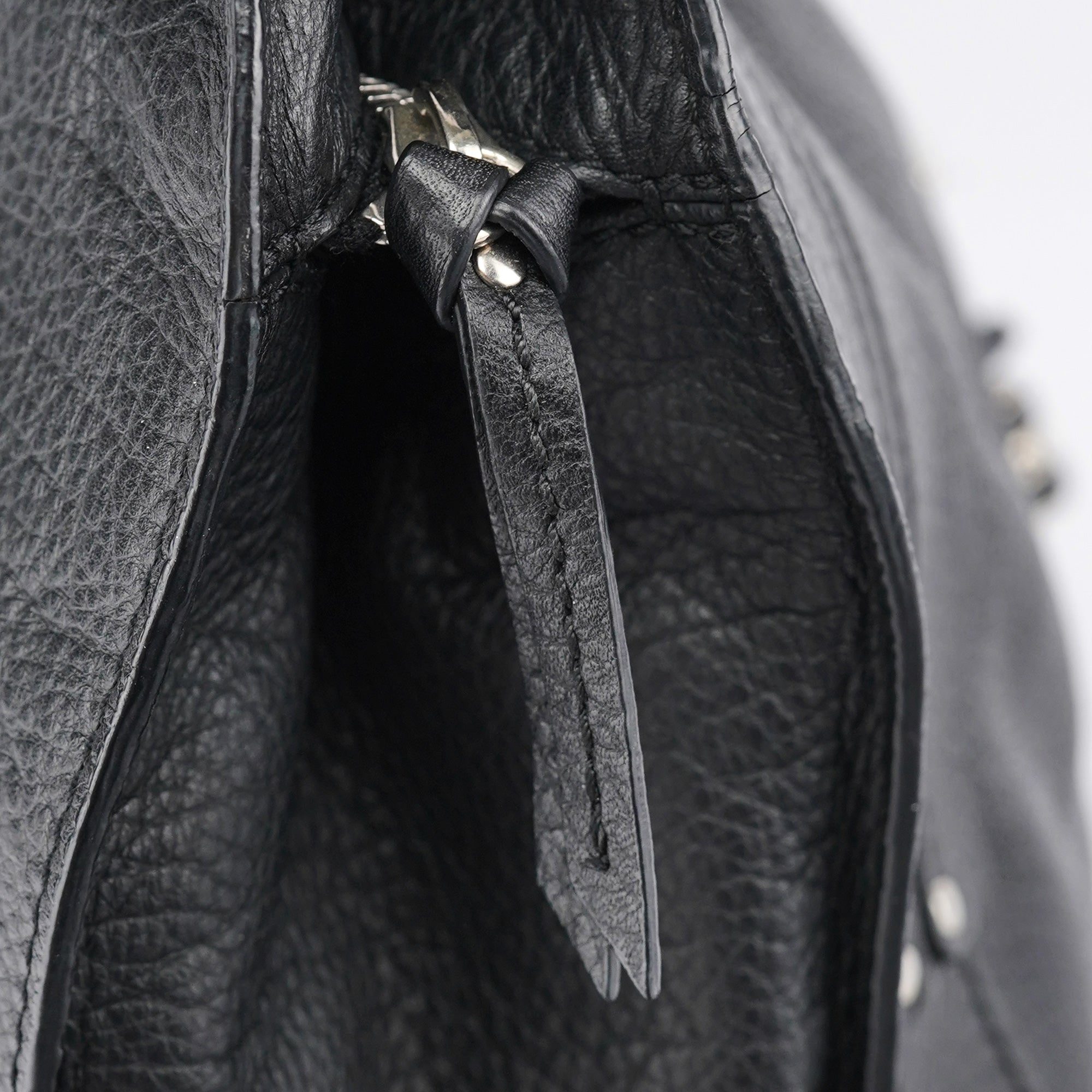 Black Leather Bittersweet Shoulder Bag