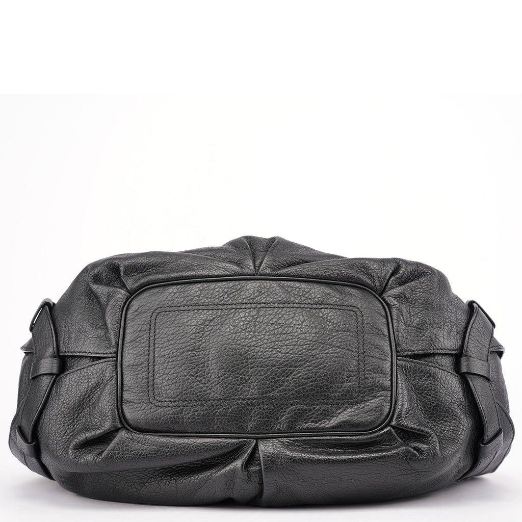 Black Leather Bittersweet Shoulder Bag